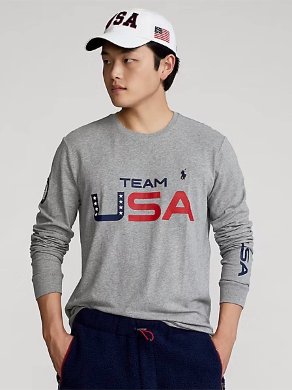 Polo Ralph Lauren Team USA Olympic Long Sleeve T-Shirt – Men’s Size Large
